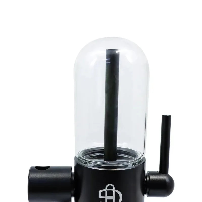 Modern hookah set with magnetic hose connector