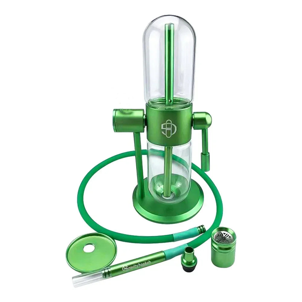 360° Gravity Hookah – Full Glass Set with Rotating System