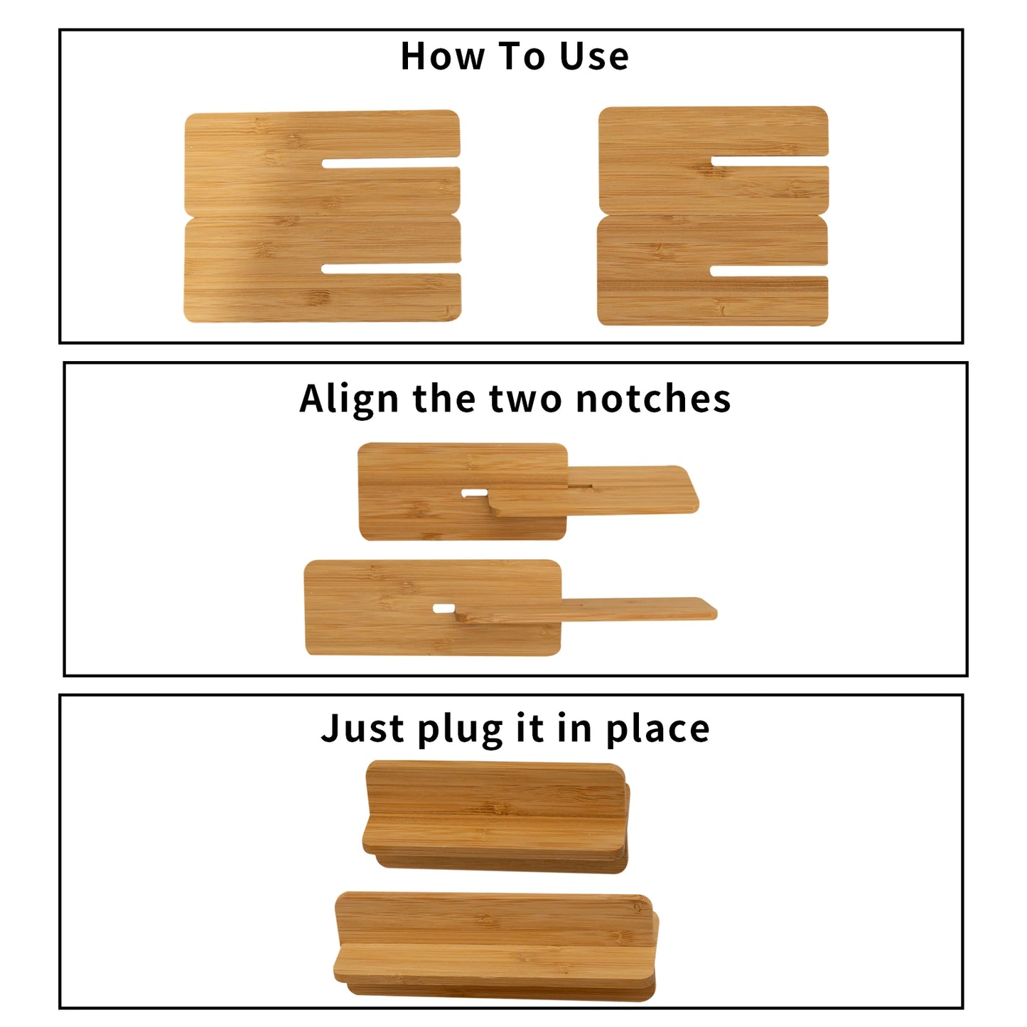 Bamboo X Stand – 115mm / 145mm